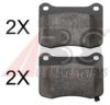 LEXUS 044660W031 Brake Pad Set, disc brake